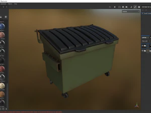 Recipiente de lixo Modelo 3D