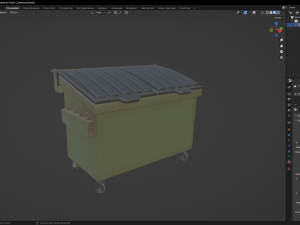 Trash Container 3D Model