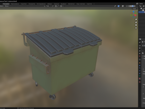 Trash Container 3D Model