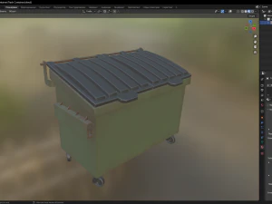 Recipiente de lixo Modelo 3D