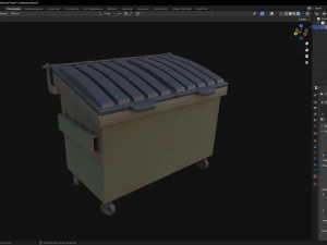 Recipiente de lixo Modelo 3D