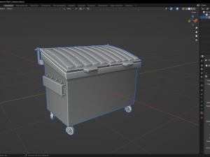 Trash Container 3D Model