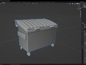 Recipiente de lixo Modelo 3D