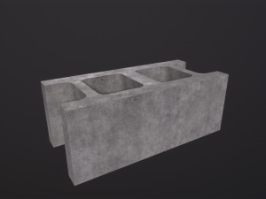 Cinder Blocks Model 3D