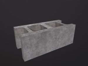Cinder Blocks 3D Model