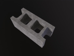 Cinder Blocks Model 3D