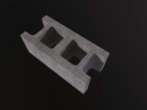 Cinder Blocks 3D Model