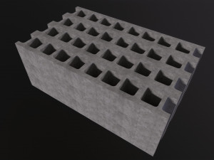 Cinder Blocks Model 3D