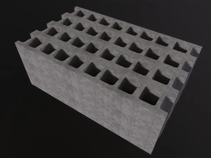 Cinder Blocks 3D Model