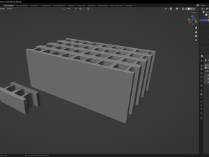 Cinder Blocks Model 3D