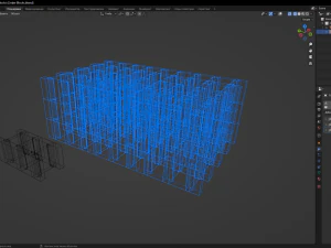 Cinder Blocks 3D Model
