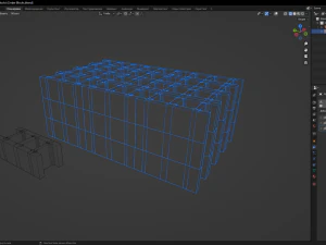 Cinder Blocks 3D Model