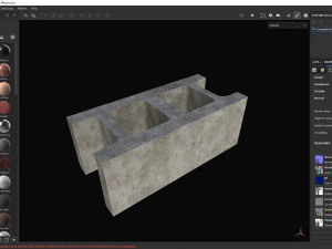Cinder Blocks 3D Model