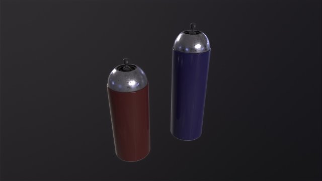 Spray Cans Modelo 3D .c4d .max .obj .3ds .fbx .stl .blend