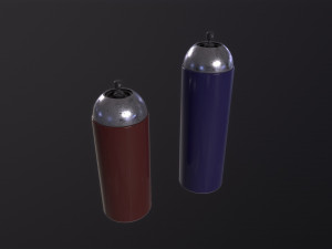 Spray Cans 3D Model