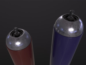 Spray Cans Modelo 3D