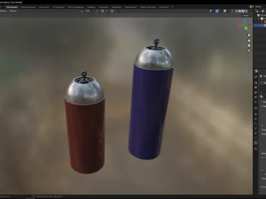 Bombes a&eacute;rosols Modèle 3D