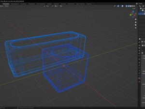 Concrete Grass Blocks Modelo 3D