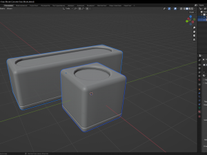 Concrete Grass Blocks Modelo 3D