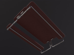 School Picnic Table Model 3D
