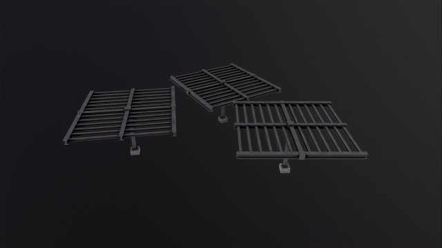 Construction steel beam 3D Model .c4d .max .obj .3ds .fbx .stl .blend 