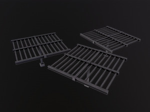 Construction steel beam 3D Model