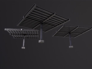 Construction steel beam 3D Model