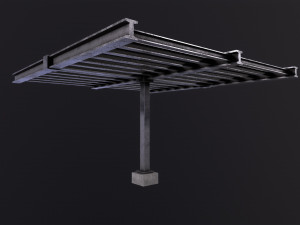 Construction steel beam 3D Model