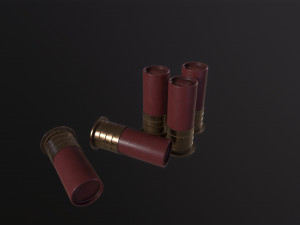 Shotgun shells 3D मॉडल
