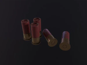 Cartuchos de espingarda Modelo 3D