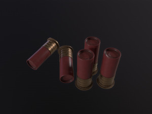 Shotgun shells 3D मॉडल