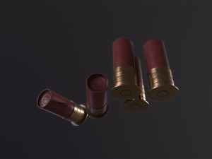 Shotgun shells 3D मॉडल