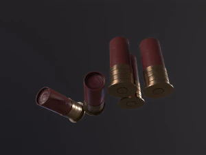 Cartuchos de espingarda Modelo 3D