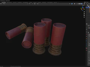 Cartuchos de espingarda Modelo 3D