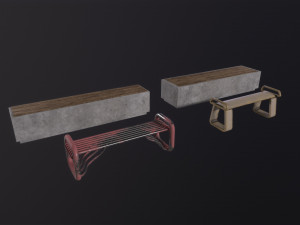 Bench 3D Model