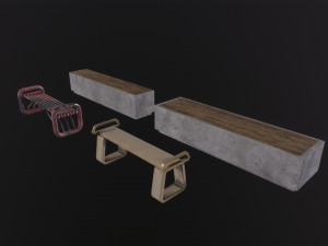 Bench 3Dモデル