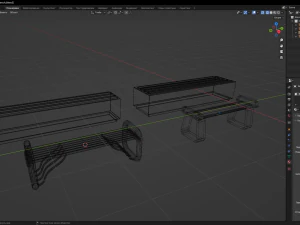 Bench 3D Model