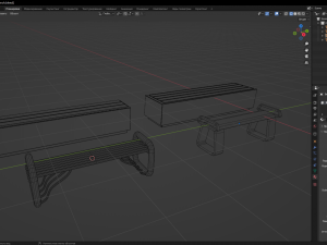 Bench 3Dモデル