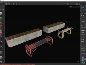 Bench 3D Model
