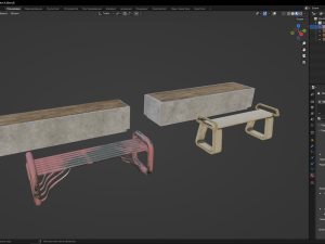 Bench 3Dモデル