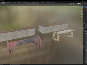 Bench 3D Model