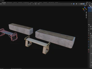Bench 3D Model