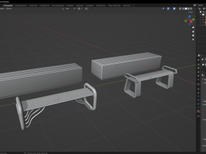 Bench 3Dモデル