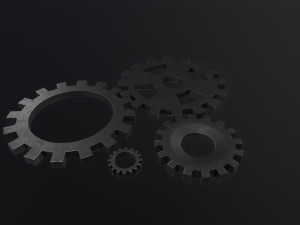 Gears 3D-Modell