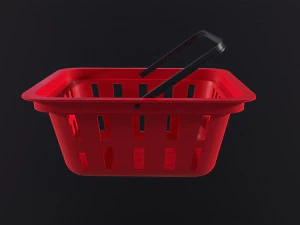 Shopping Basket 3D Model