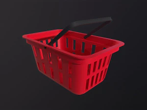Shopping Basket 3D Model