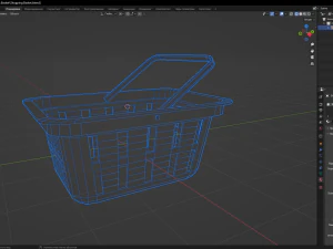 Shopping Basket 3D Model