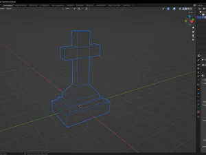 Gravestone 3D Model