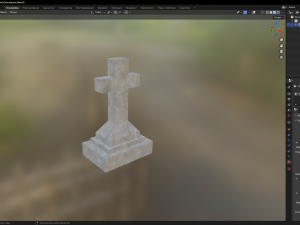 Gravestone 3D-Modell