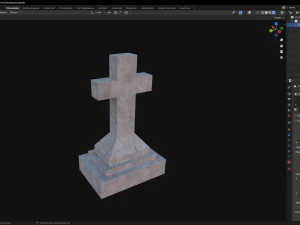 Gravestone 3D Model